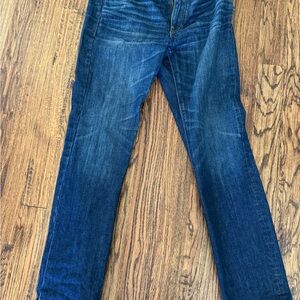J. Crew Men's Deep Blue Straight Jeans 770 Straight 32x34